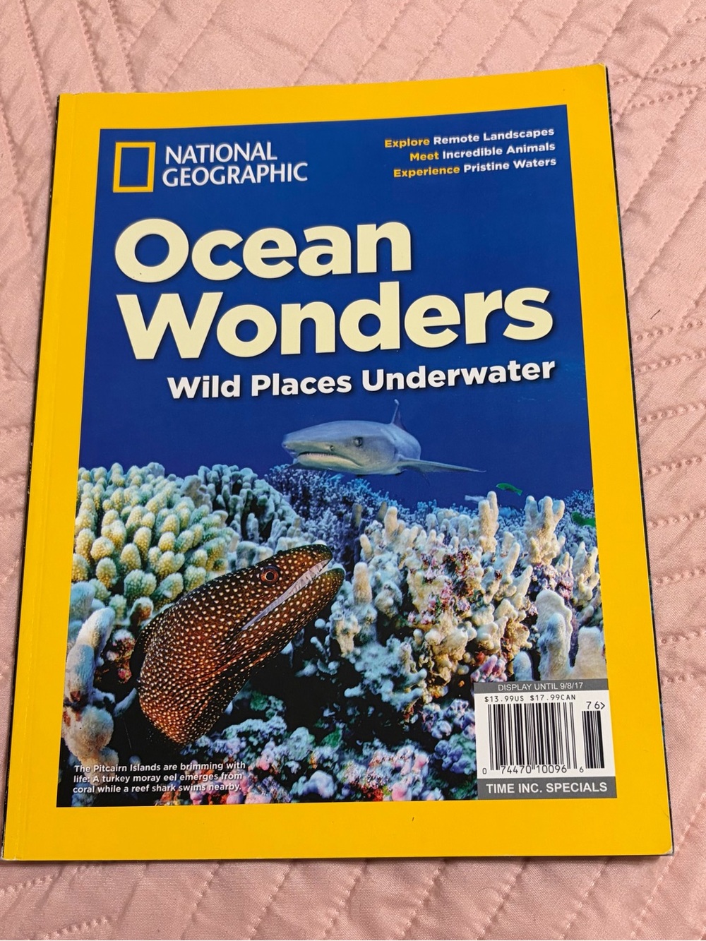 National Geographic Ocean Wonders – Blue Cover with Yellow Border